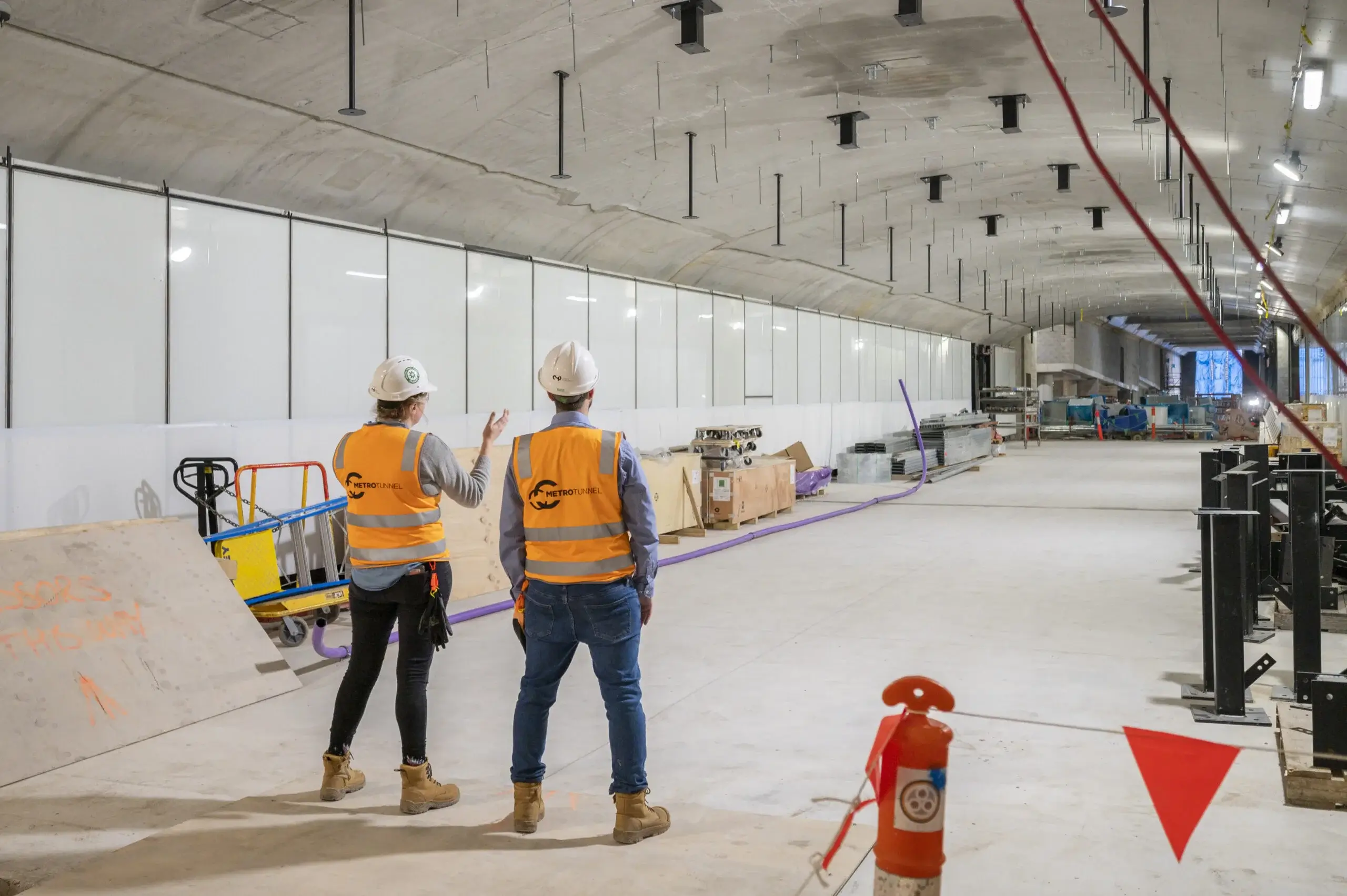 Construction of Massive Metro Tunnel