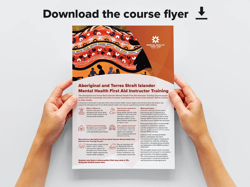 Aboriginal and Torres Strait Islander-Instructor Training Course Flyer