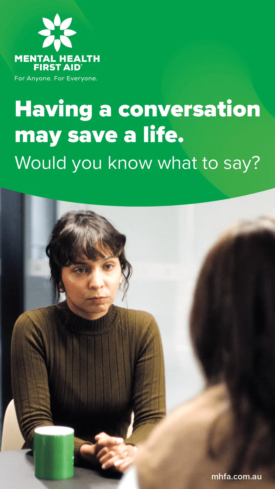 MHFA Conversation Save Life Campaign