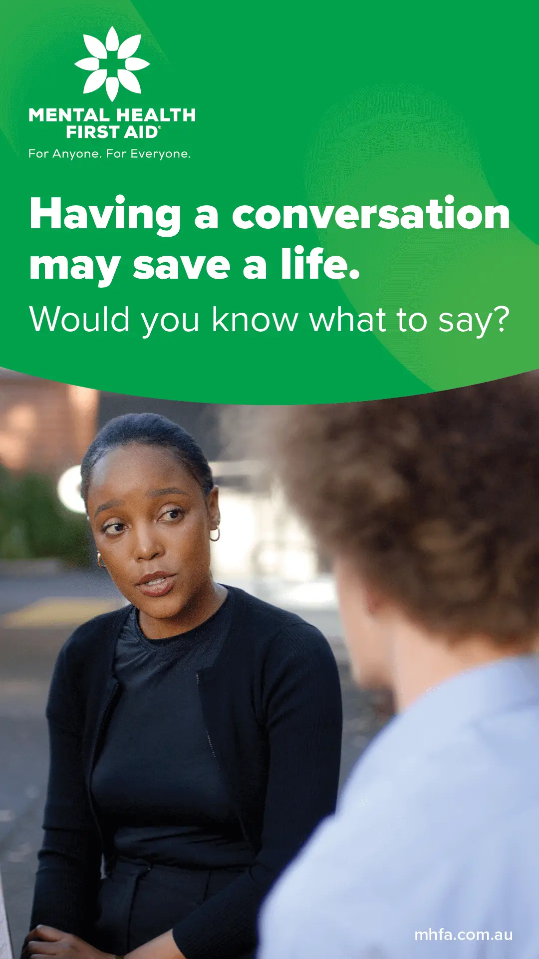 MHFA Conversation Save Life Campaign